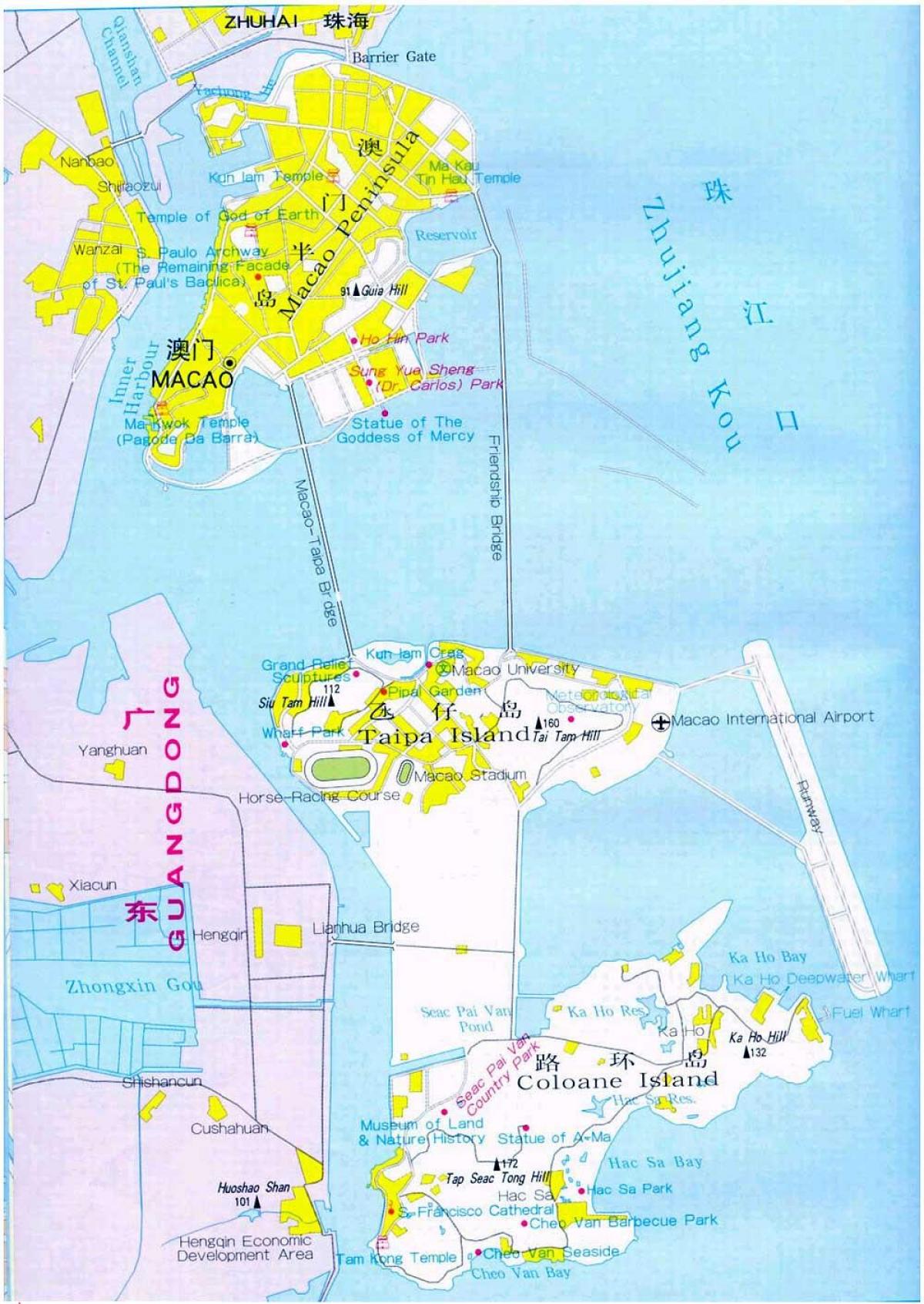 mapa ng Macau city