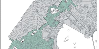 Mapa ng historic centre ng Macau