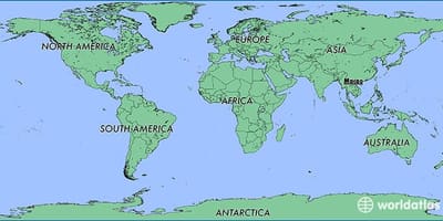 Mapa ng Macau lokasyon sa mundo
