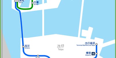 Macau mtr mapa