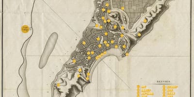 Lumang Macau mapa