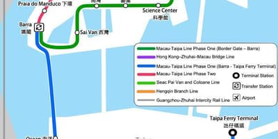 Macau mapa ng subway