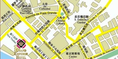 Mapa ng Macau sauna