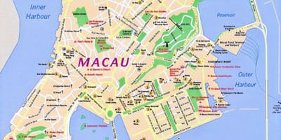 Macau Macau mapa