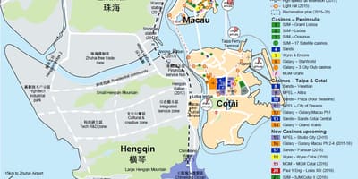 Mapa ng red merkado Macau